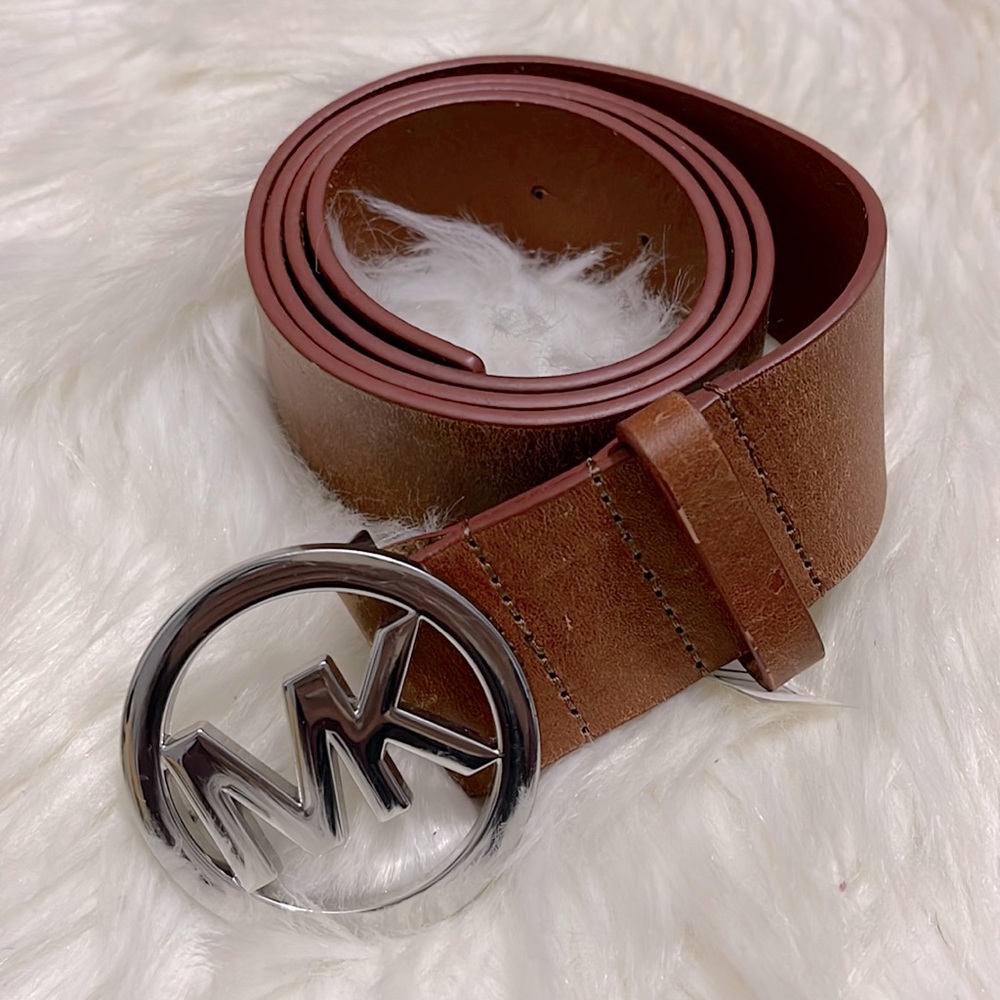 MK BELT TAN TAN size M
